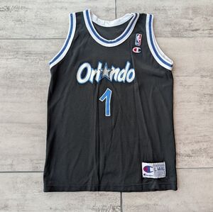 Vintage Champion NBA Orlando Penny Hardaway 1 Jersey Youth 14/16